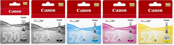 Canon Canon Original Cartridges Canon OE PGI520BK + OE CLI521B/C/M/Y