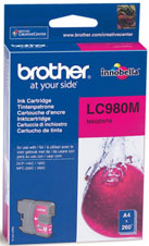 Brother Brother MFC-255CW LC980M MAGENTA ORIGINAL