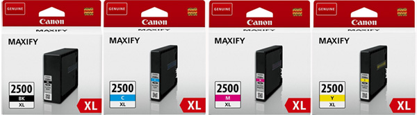 Canon Canon Maxify MB5450 Canon OE PGI-2500XLBK/C/M/Y