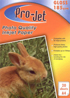Photo Paper 50% Off Pro Jet Photo Papers PJ-G185-20