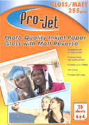 Photo Paper Pro Jet Photo Papers PJ-GM255-64-20