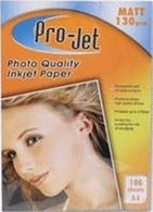 Photo Paper Pro Jet Photo Papers PJ-M130-100