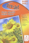 Photo Paper Pro Jet Photo Papers PJ-PG260RC-64-20