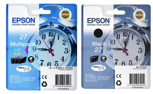 Epson WorkForce WF-7210DTW OE T2705 MULTIPACK + T2701